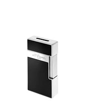 Load image into Gallery viewer, S.T Dupont Big D Lighter (Black &amp; Chrome)
